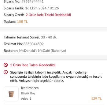 Trendyol GO'dan Gelen Hayal Kırıklığı: Soğuk Kahve Fiyaskosu