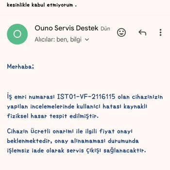 Vodafone'dan Aldığım Telefonun Garanti Sorunları
