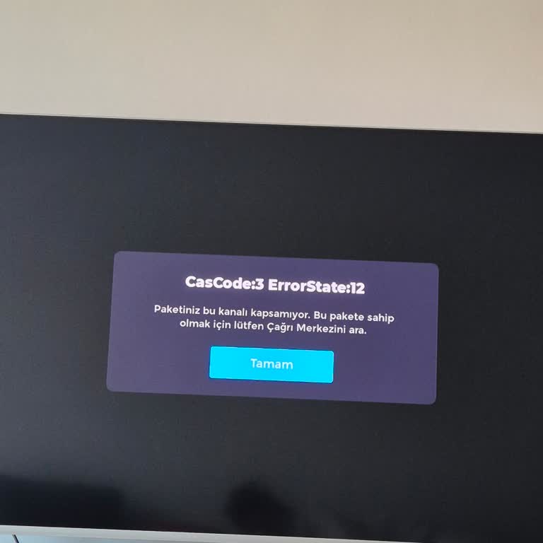 Güncelleme Sonrası Sürekli Hata Kodu Ve Yayın Kesintisi