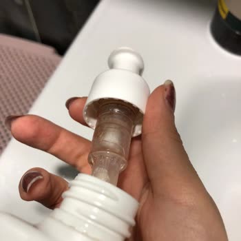 Brown Liquid Leaking from CeraVe Face Cleanser Pump