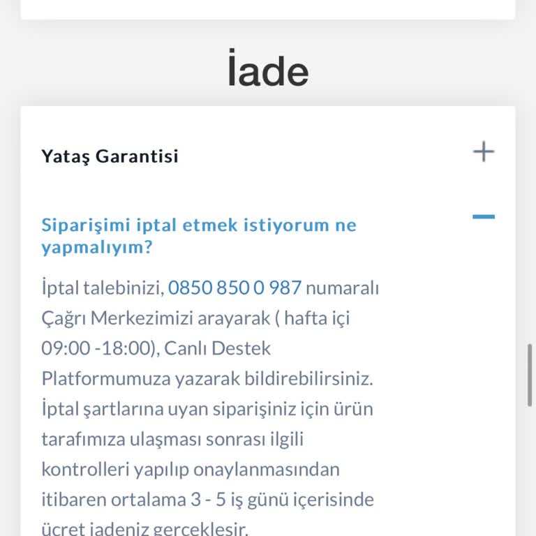 Yataş İade Politikası Hakkında Yetersiz Bilgilendirme Ve Geri Ödeme Sorunu