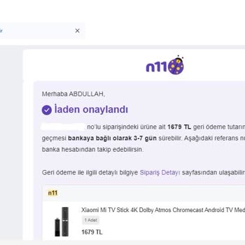 Geciken İade Ücreti: N11 Canlı Destek Yetersizliği