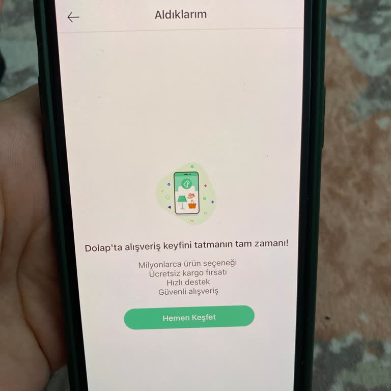 Dolap Uygulamasında Sipariş Oluşmadı, Ücret İadesi Sorunu