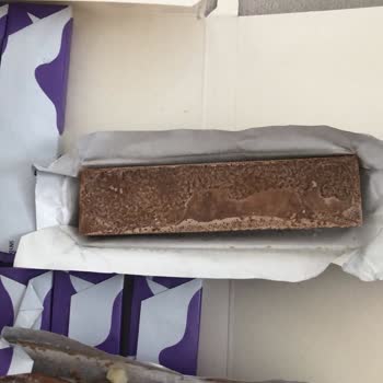 Milka Chocolate con textura bastante extraña