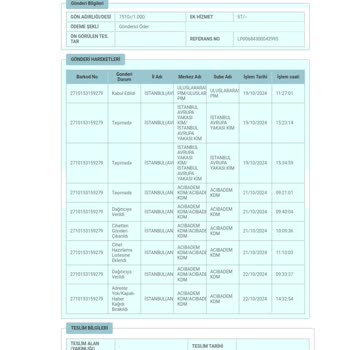 Kargo Teslimatında Yanıltıcı Bildirim Sorunu