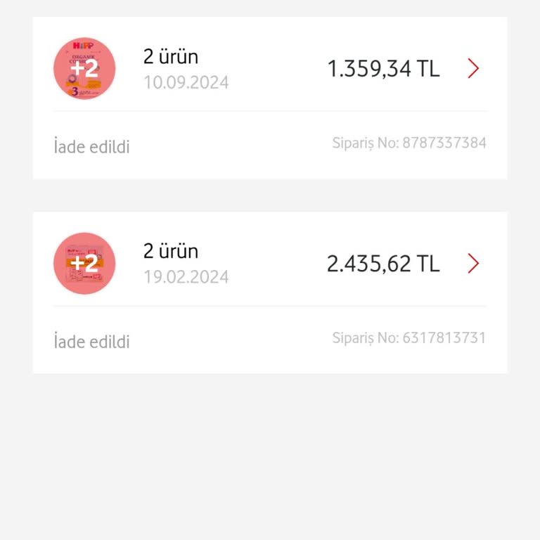 Vodafone Yanımda Uygulamasında Sipariş Sorunu Ve Gecikme