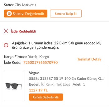 Eksik Aksesuar İddiasıyla Haksız İade Reddi