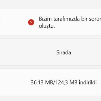Microsoft Store'da İndirme Sorunları