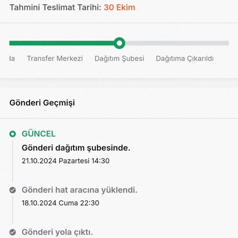 Kargom Neden Hala Dağıtıma Çıkmadı?
