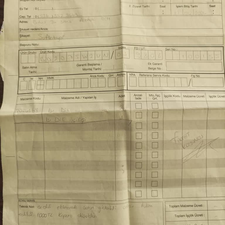 Profilo Buzdolabında Tekrarlayan Su Akıtma Sorunu