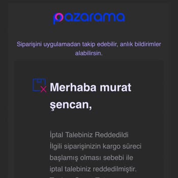 Çifte Sipariş İptalinde İletişim Sorunu