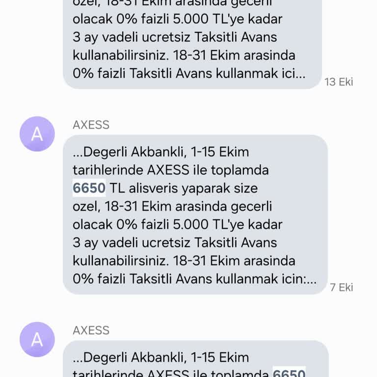Akbank'ın Faizsiz Taksitli Avans Sözüne Uymaması