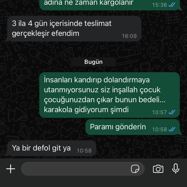 İnternetten Aldığım Çikolatanın Ne Kargosu Ne De İadesi Var!