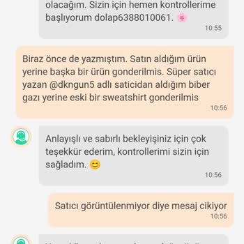 Yanlış Ürün Gönderimi Ve Destek Eksikliği