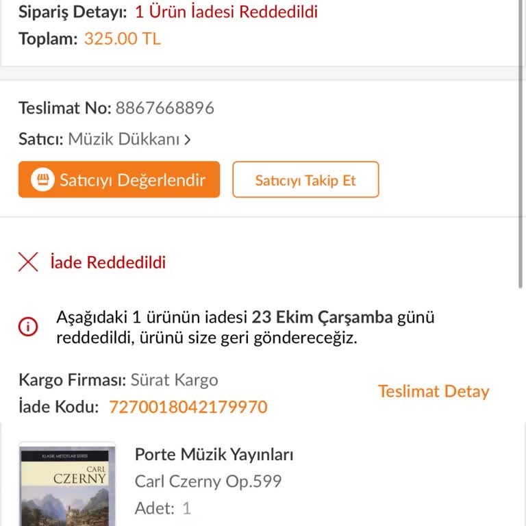 Trendyol'da İade Hakkım Engelleniyor!
