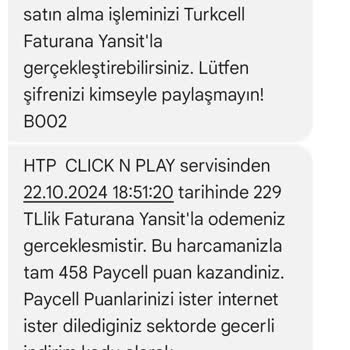 Yanlış Faturalandırma: Htp Click N Play Aboneliği Ücreti