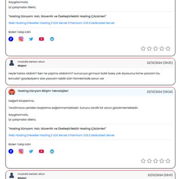 VDS Hizmetinde Sürekli Kesinti Ve İade Sorunu