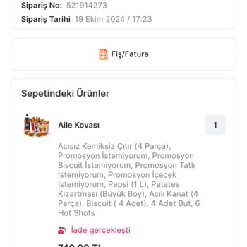 Eksik Sipariş Ve Yetersiz Müşteri Hizmeti