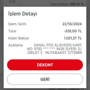 Yanlış Bilet Ücreti Çekimi Ve İletişim Sorunu