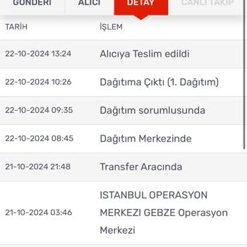 Kargo Sistemi Sorunu: Teslim Edilmeyen Ürün