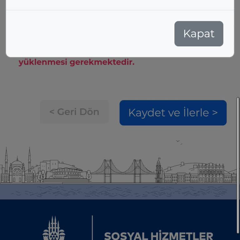 Burs Başvurusunda Belge Güncelleme Sorunu