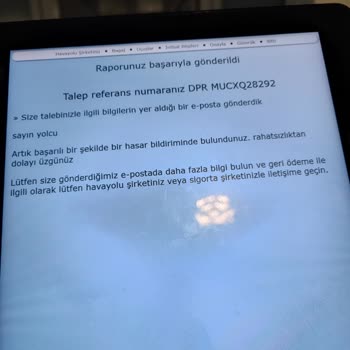 Uçuş Gecikmesi Ve Hasarlı Valiz İçin Yetersiz Hizmet