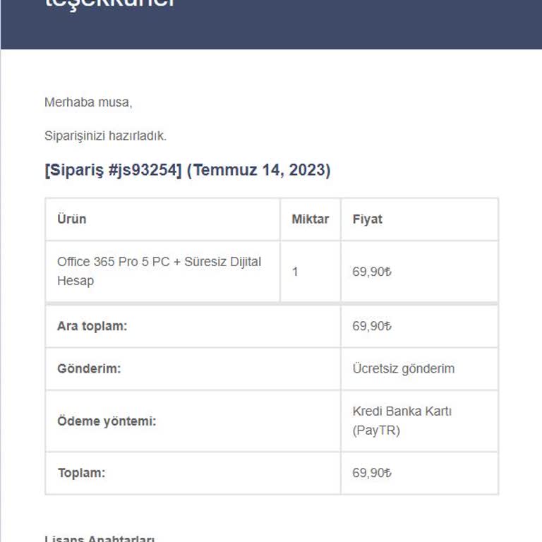 Süresiz Office Lisansı İptali Ve Umursamaz Müşteri Hizmetleri