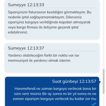 D&R Sipariş İptali Ve Gecikme Sorunu