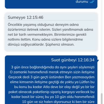 D&R Sipariş İptali Ve Gecikme Sorunu
