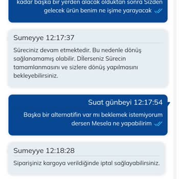 D&R Sipariş İptali Ve Gecikme Sorunu