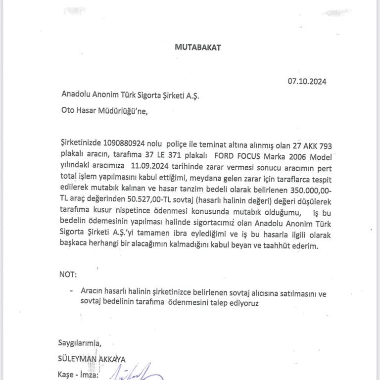 Ödeme Gecikmesi: Sigorta Şirketi Mağduriyet Yaratıyor