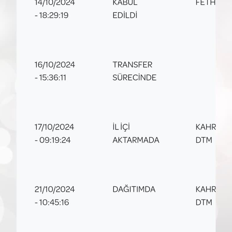 PTT Kargo'nun Gecikmeli Teslimat Sorunu!