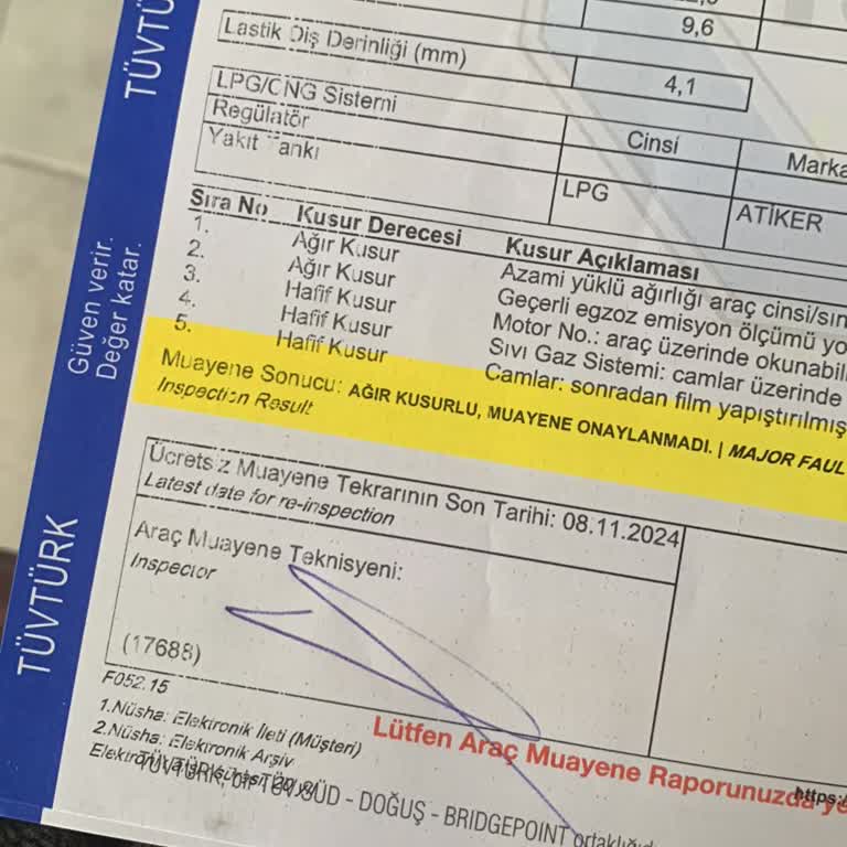 Tüvtürk Araç Muayenesinde Ağır Kusur Çıkmazı: Çözüm Bekleniyor