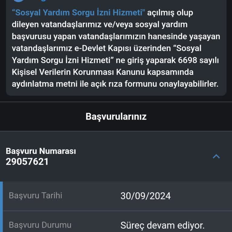 E-Devlet | Turkiye.gov.tr Sosyal Yardım Başvurum Neden Sonuçlanmıyor?