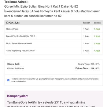 Teslim Edilmeyen Siparişin Peşinde