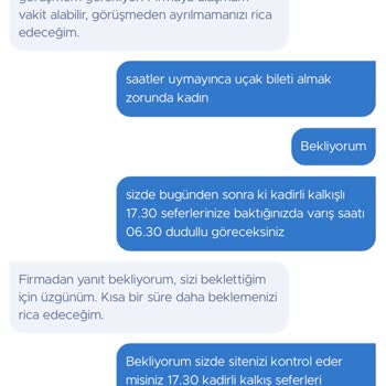 Yanıltıcı Saat Bilgisi Ve Saygısız Hizmet