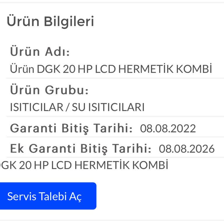 Garanti Ve Bakım Sözünde Durulmayan Kombi Servisi