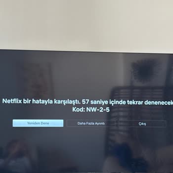 Senna Televizyonumda Netflix Sorunu