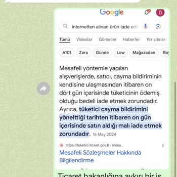 Yanıltıcı Ürün Ve İade Sorunu