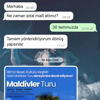 İptal Edilen İtalya Turu Ve Geri Ödenmeyen Ücret