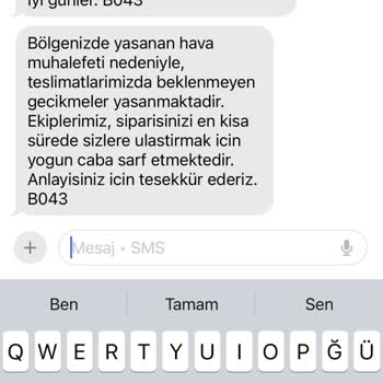Dijital Kurye Hizmetinde Sürekli Gecikme Ve Yanıltıcı Bilgilendirme