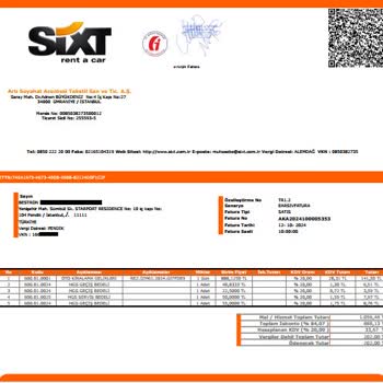Sixt Araç Kiralamada Beklenmedik Ekstra Ücretler