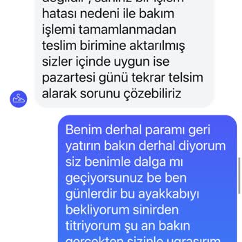 Online Lostra Firmasında Hayal Kırıklığı: Hizmet Alınamayan Ayakkabı Tamiri