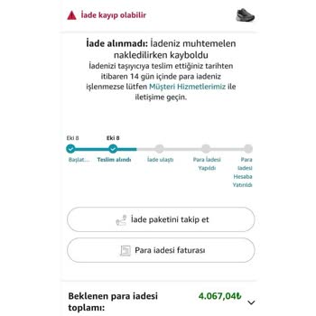 Amazon İade Sürecinde Uzayan Bekleyiş Ve Memnuniyetsizlik