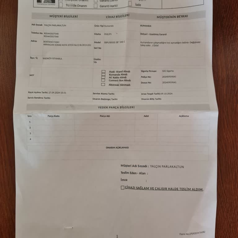 Philips Kumanda Garantisi Hayal Kırıklığı