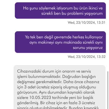 Garanti Kapsamı Dışında Kalan Süpürge Başlığı Sorunu