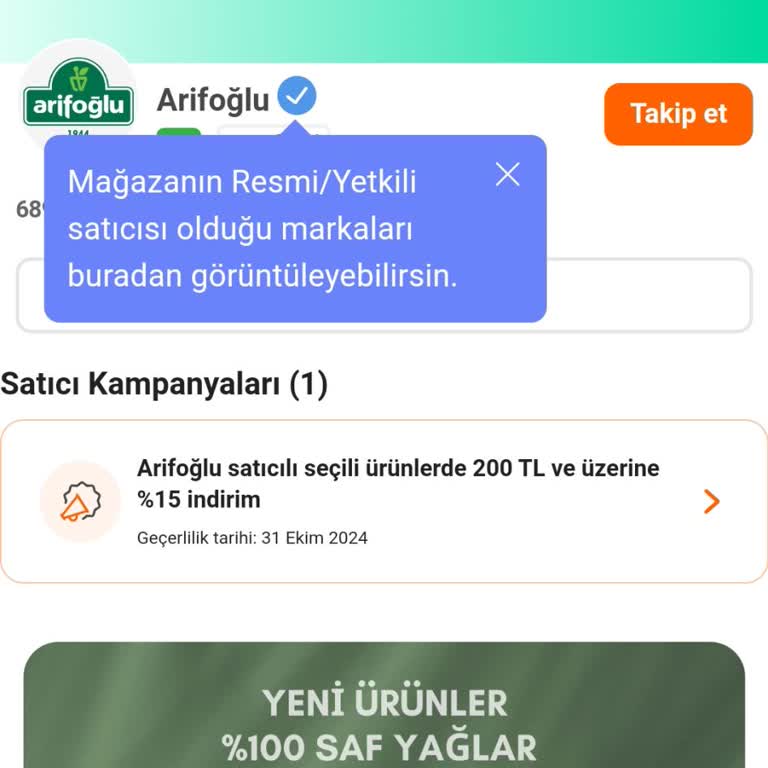 Arifoğlu Yanlış Ürün Gönderimi Ve İletişim Sorunları!