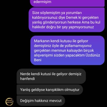 Yanlış Ürün Gönderimi Ve İletişim Sorunları