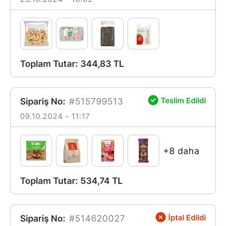 Migros Sanal Market'te Stok Sorunu