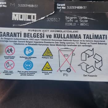 Garanti Sürecinde Mutsuzluk: Mutlu Akü'nün Hayal Kırıklığı